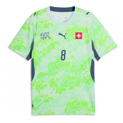 Schweiz Remo Freuler #8 Replika Bortatröja VM 2026 Kortärmad